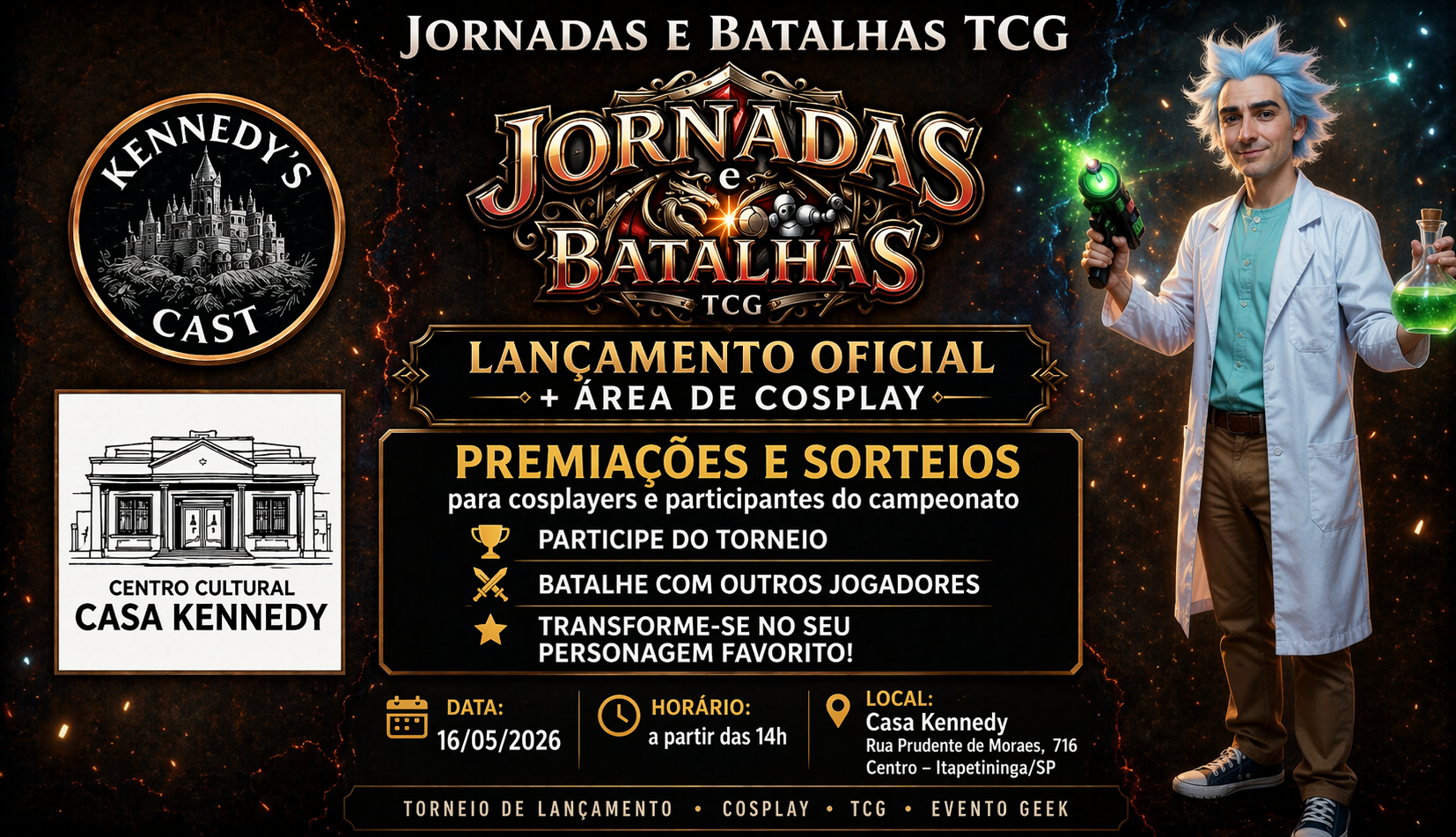 Batalha TCG & Cosplay Itape - Encontro Geek Casa Kennedy