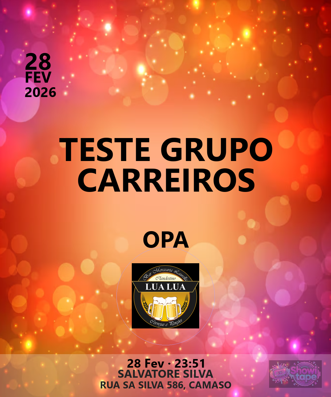 TESTE GRUPO CARREIROS